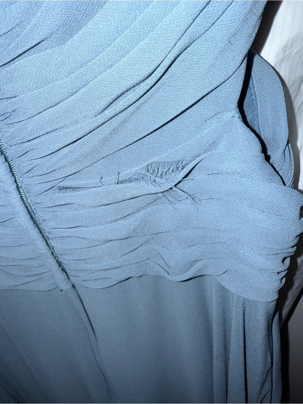 MoriLee Dusty Blue Maxi Dress - Picture 3 of 4